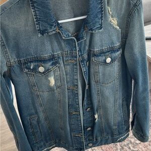 BP Distressed Blue Jean Jacket